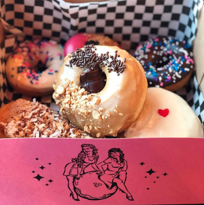 Mouth watering donuts at Glam Doll